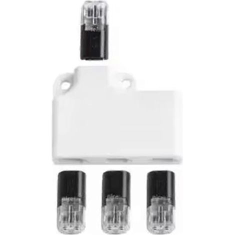 Connecteur répartiteur de fils 18-22AWG, cosses à sertir à épissure rapide, connecteurs LED, boîte de jonction de câble électrique 2P, 1 point, 3 (1/5)