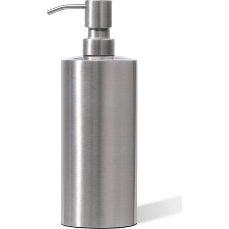Seifenspender mit manueller Pumpe. Edelstahl. 350 ml