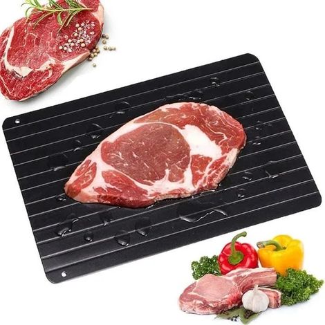 Plaque decongelation Rapide - KAKOO - Aluminium - 29.5 x 20.5 x 0.2 cm - Accessoires de cuisine (1/4)