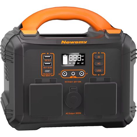 Estación de energía portátil, capacidad energética de 236,25 Wh, diseño ligero, S300 300W 236,25Wh (1/2)