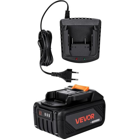 Grande Autonomie Kit Batterie et Chargeur 20V 4Ah Charge Rapide Cordon 1,8m Compatible Interface Makita (1/5)