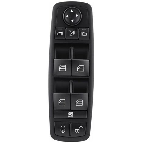 Commutateur de fenêtre principal d'alimentation  - Pour Mercedes Benz W169 classe A W245 classe B - 1698206710 (1/5)