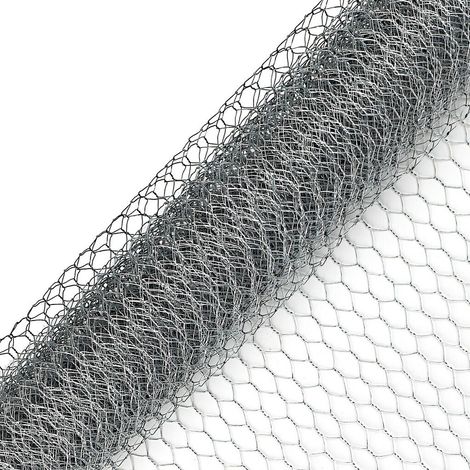 25m x 100cm Volierendraht Maschendrahtzaun Kaninchendraht Drahtzaun Hühnerzaun Gartenzaun (1/5)