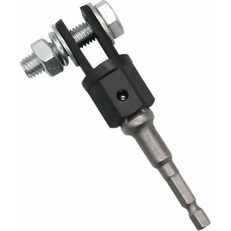 Adaptateur pour cric ciseau 1/2", Tovbmup, en acier chromé-vanadium, noir (1/5)