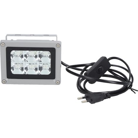 Tragbare 405nm UV-Lampe für Harz, professionelle Aushärtungslampe für 3D-Drucker, EU-Stecker und Weitbereichsnetzteil 85-265V.