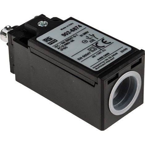 Interrupteur de fin de course RS PRO, Poussoir à galet, NO/NF, 10A, 400V ( Prix pour 1 ) (1/3)
