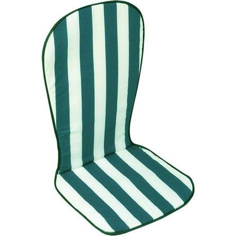 ANJOSA cojines respaldo alto raya verde 88x40x2cm lote 2 , Lote 2 cojines respaldo alto raya verde 88 x 40 x 2 cmIdeal para sillones de respaldo altoAptos para exteriores