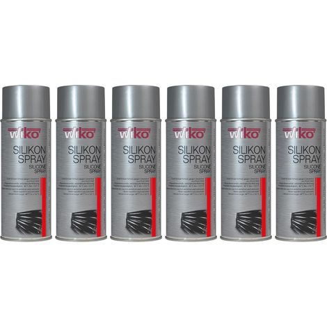 Spray silicone WIKO, 400 ml, 6 pièces