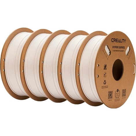 Filamento per stampante 3D, resistente, antiagglomerante, bianco, 5 kg (1/2)