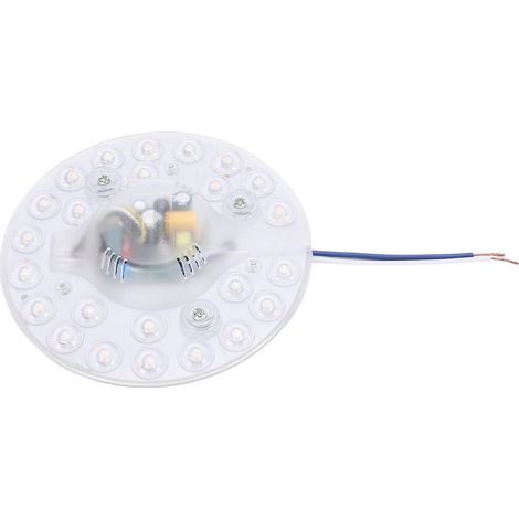 Ventilation LED [Panneau lumineux LED pour ventilateur de plafond] Modèle 4,9 pouces PC Panneau à 3 températures de couleur (1/5)