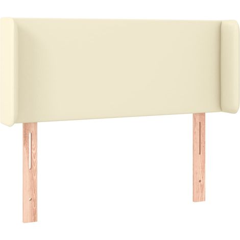 Maison Exclusive - Testiera ad Orecchio Crema 103x16x78/88 cm in Similpelle (1/5)