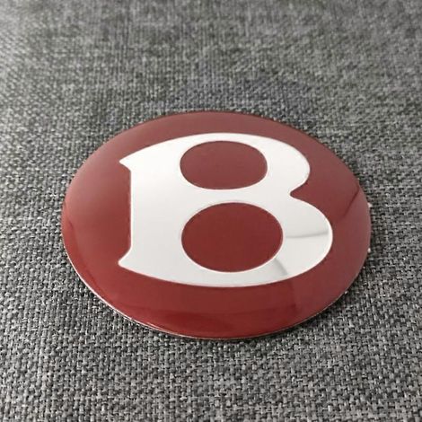Quatre autocollants de 56 mm pour cache-moyeu de roue de voiture, adaptés aux modèles Bentley Flying Spur 2009-2017.