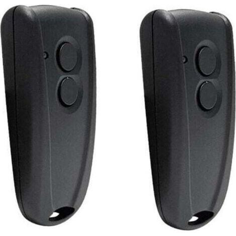 Télécommande de porte de garage 433 MHz 2 pièces, compatible avec la télécommande de porte de volet roulant sans fil à 2 boutons RSE2 RSC2 (1/4)