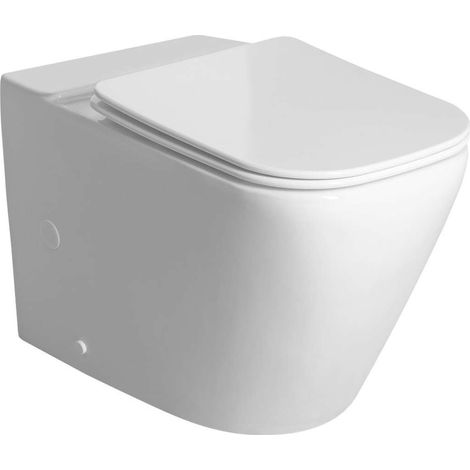 Sapho - Stand-WC-Kombi Imala, Vortex Rimless, Vario-Abgang, weiß PC107-111 (1/2)