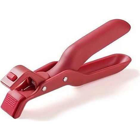 Pinza antiescaldaduras, dispositivo antideslizante para levantar recipientes, pinza de sujeción resistente al calor para mover recipientes calientes - Crezuo