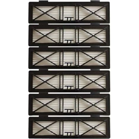 Lot de 6 filtres HEPA pour Neato Botvac D7 D3 D4 D5 D6 D70 D75 D80 D85 pour filtres Neato Botvac 75e 80 85 pièces-- (1/5)