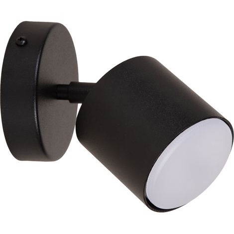 Applique MILA tonda nera spot orientabile GX53 12W Sigma (1/3)