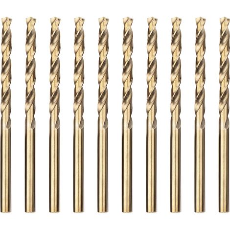 10pcs Foret Hélicoïdal 4.5mm, Acier Inoxydable, DIN 338, Perçage Métaux Professionnel