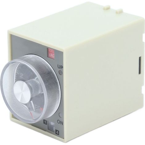 BERM Time Relay Adjustable Power On Timer Delay Accessory Replacement Part ST3PAB(AC220V )