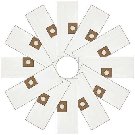 12 Pack 2-2.5 Gallon Type B Vacuum Bags, Disposable Filter Paper Bags for (1/3)