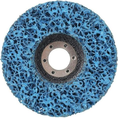Meule de décapage de peinture 5 pièces, disque abrasif de bande de Poly décapant de peinture de rouille meule de nettoyage pour meuleuse d'angle(115 22) MNS (1/3)