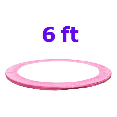Greenbay Replacement Trampoline Surround Pad Foam Safety Guard Spring Cover Padding Pads Pink 6FT
