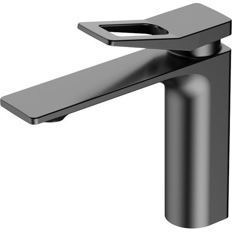 Mitigeur bicolore Gunhui Tianjian avec flexible d'alimentation 60cm, robinet mélangeur chaud-froid pour lavabo, tuyaux d'arrivée inclus, finition chrome, kit complet. (1/5)