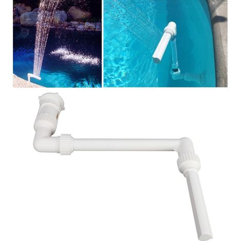 Kit de fontaine cascade pour piscine enterrée, jardin extérieur, filetage 1,5 pouce (1/5)