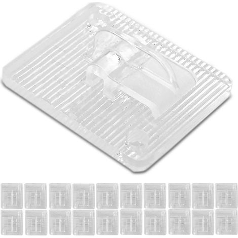 Set mit 2 x Katzennetz-Befestigungshaken für Balkone Heckermann 10 Stück (1/5)