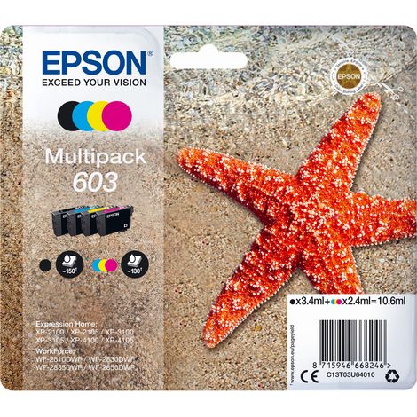 Epson C13T03U64020 cartuccia d'inchiostro 1 pz Originale Resa standard Nero, Ciano, Magenta, Giallo (1/5)