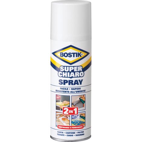 BOSTIK SUPERCHIARO SPRAY ML.500 PZ 1,0