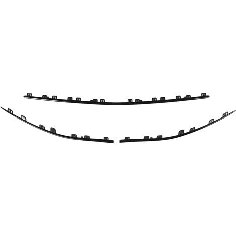 GARRYFIZH Kit de Moulures de Pare-chocs Avant 3 Pièces Style Antrayures pour Mercedes Classe C W206 Line 2022-2024 Noir Brillant (Pack Night) (1/5)