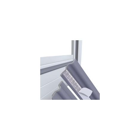 Joint d'étanchéité 8M pour fenêtres et portes – Ruban adhésif d'étanchéité – Isolation thermique et acoustique – Joint d'étanchéité contre le froid – Gris (1/5)