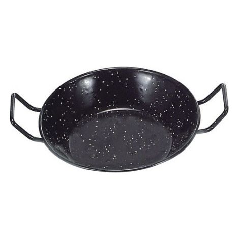 Doppeltiefe Pfanne mit emaillierten Griffen 40 cm.