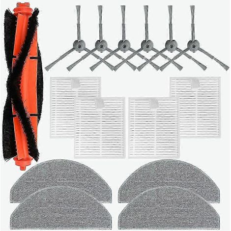 Accessoire de rechange pour aspirateur robot Honiture V8 Pro : brosse latérale principale, filtre HEPA et lingette de nettoyage (1/5)