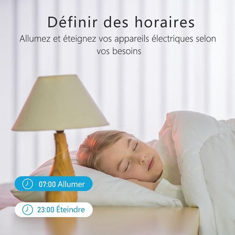 eMylo Commutateur WiFi intelligent Interrupteur d'éclairage universel Smart Home DIY Module de relais sans fil Télécommande Minuterie Commande vocale avec Alexa, Google Home Via Android IOS 1PC (1/4)