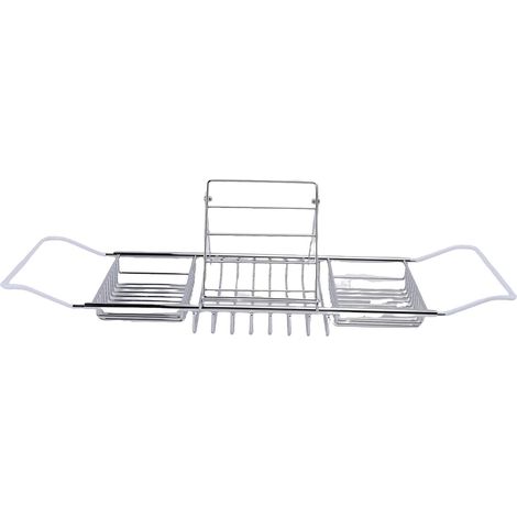 Expandable Bathtub Tray Stainless Steel 25 38 4in Expandable (1/5)