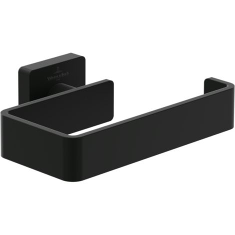 Villeroy & Boch Elements Striking - Portarrollos, negro mate TVA152014000K5 (1/3)