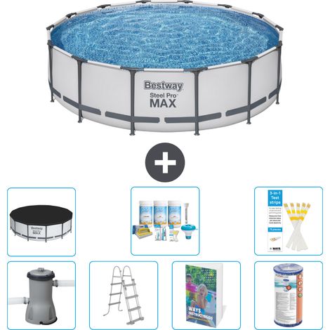 Bestway Steel Pro MAX Rund - 427x122 cm - 8-teilig S556
