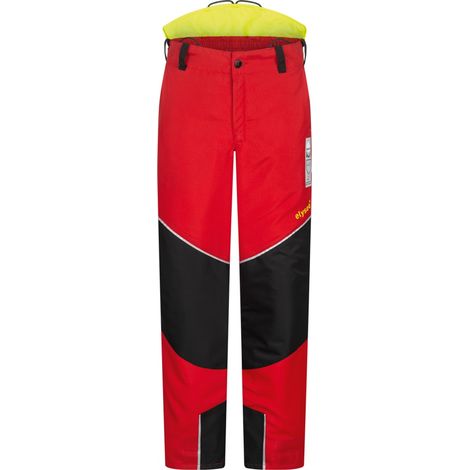 Feldtmann Schnittschutz-Bundhose DOUGLASIE 22777 Gr. 64 rot/schwarz/gelb (1/4)