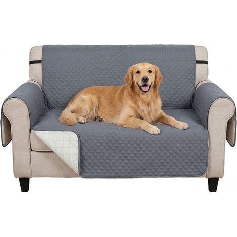 PawHut Waterproof Sofa Cover 2 Seater, Soft Couch Cover for Dogs Cats Pets