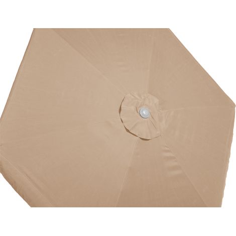 Schirm Ø 230cm 38mm Rohr beige Aluminium/Textil