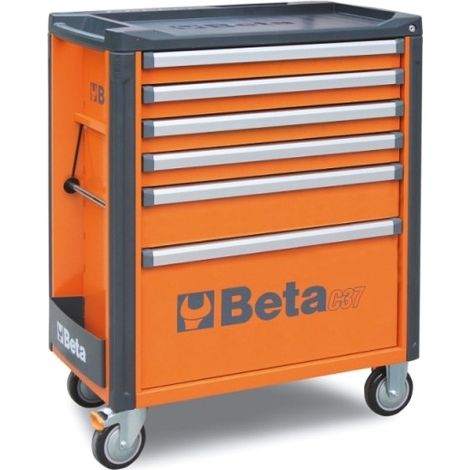 Cassettiera Mobile Con 6 Cassetti Orange - Beta C37/6-O (1/3)