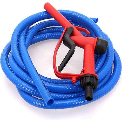Pistolet à carburant manuel robuste avec crochet et buse droite pour essence, débit maximal 45 L/min (1/5)