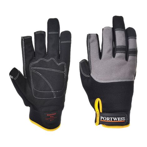 Guante para mecánico Powertool Pro, de altas prestaciones Negro A740 M