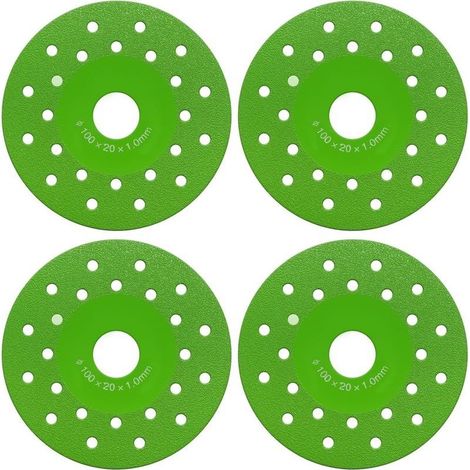4PCS lames de scie chanfreinées diamantées pour meuleuses d'angle,disques en céramique pour meuleuses d'angle,pièces de coupe de 1 mm pour carrelage,marbre scie ultra fine Cutting Grinding (1/5)