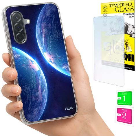 Custodia per Samsung Galaxy A36 / A56, cover fotografica, cover posteriore + vetro 9H (1/5)