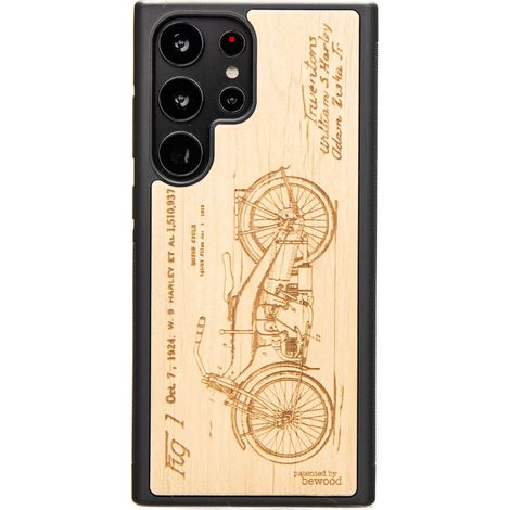 Custodia in legno Bewood per Samsung Galaxy S23 Ultra HARLEY PATENT ANIEGRE (1/4)