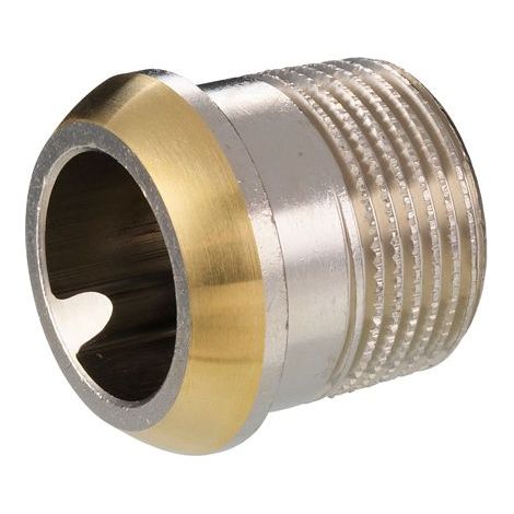Danfoss Nippel kurz für RA, RAV, RAVL, RLV und AVDO, R 1" gekürzt 4mm, Gesamtlänge 35,5mm, 013U0407