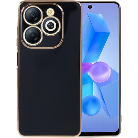 Infinix Hot 40i Hülle, Glamour CamShield, Schwarz (1/5)